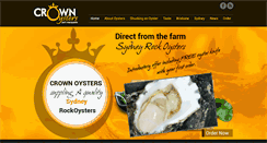 Desktop Screenshot of crownoysters.com